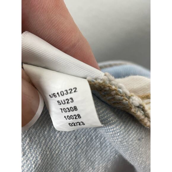 LOFT The Girlfriend Jeans Light Wash Mid-Rise Curvy Fit 26 NWT - Picture 6 of 6